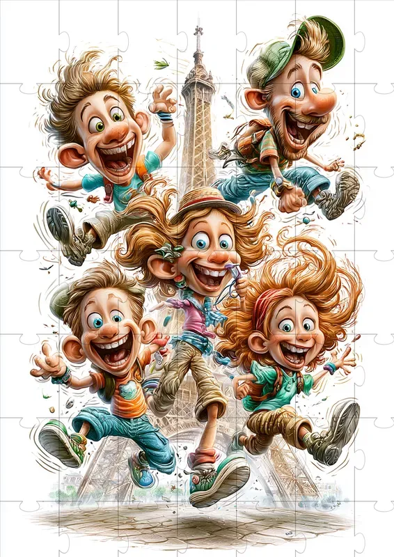 Chaotic Family Vacation Scenes