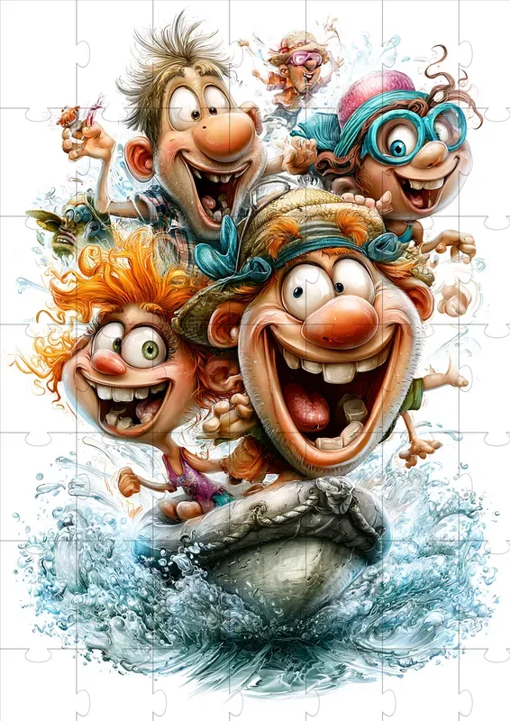 Chaotic Family Vacation Scenes