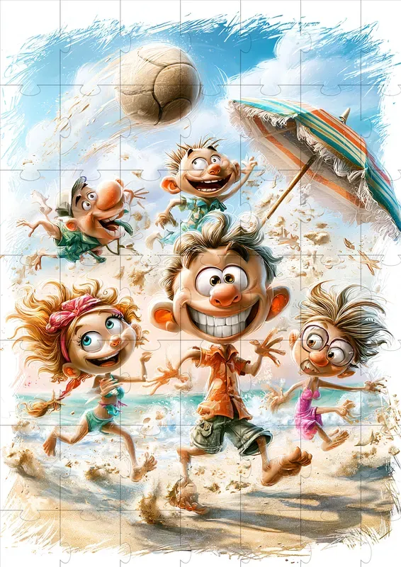 Chaotic Family Vacation Scenes