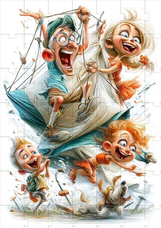 Chaotic Family Vacation Scenes