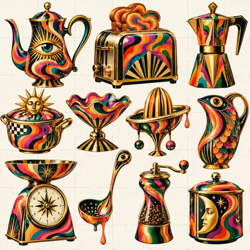 Psychedelic Surreal Objects
