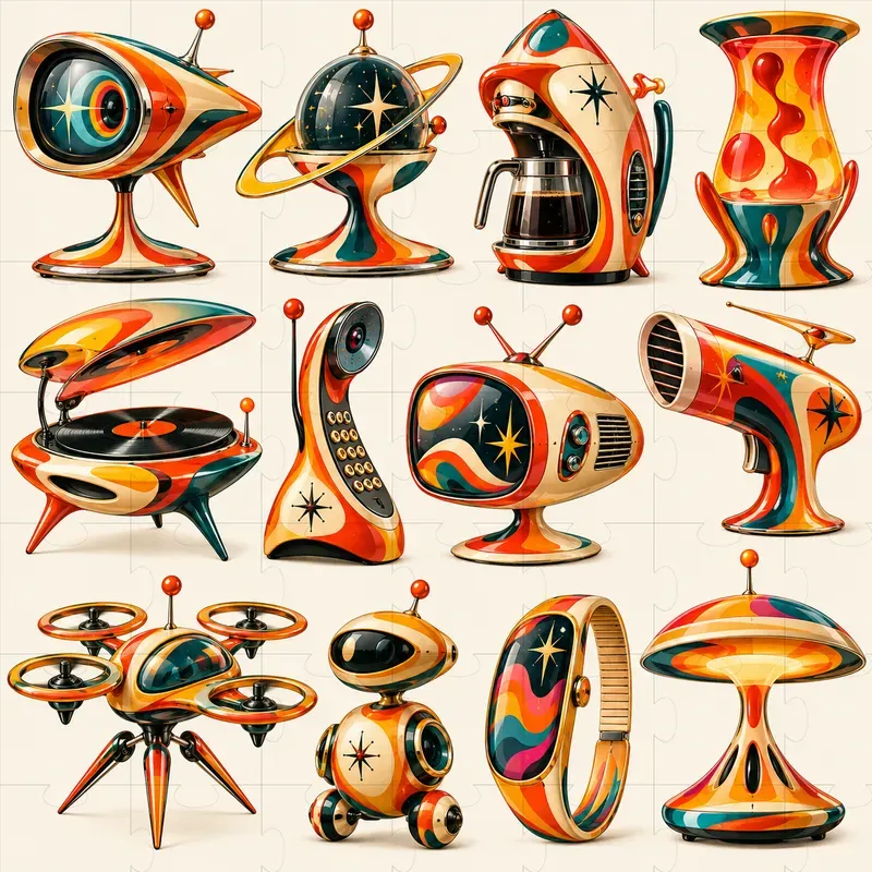 Psychedelic Surreal Objects