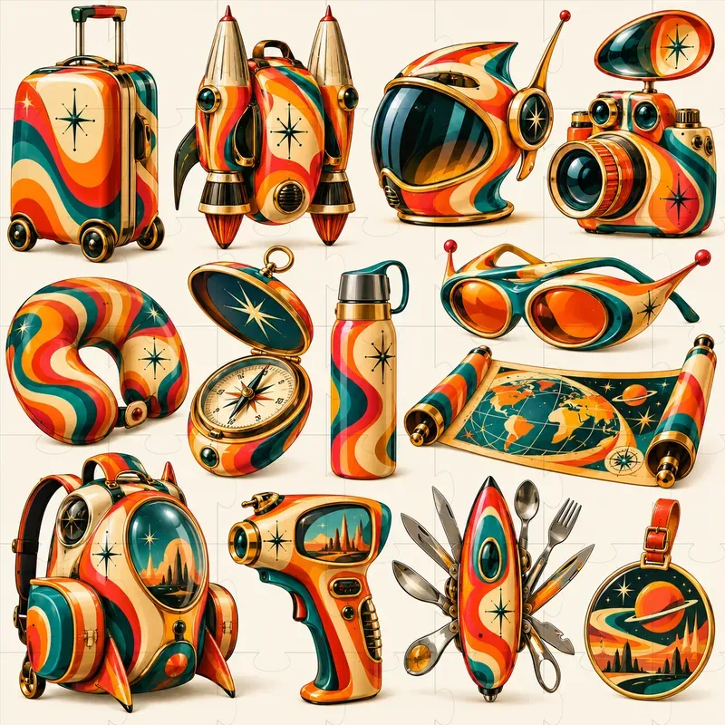 Psychedelic Surreal Objects