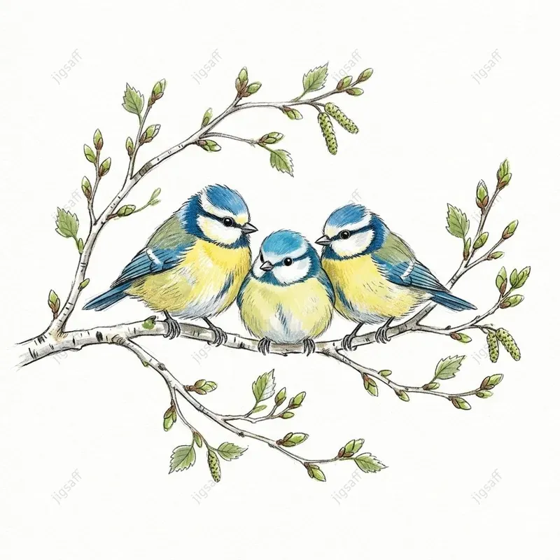 Whimsical Textured Animal Illustrations