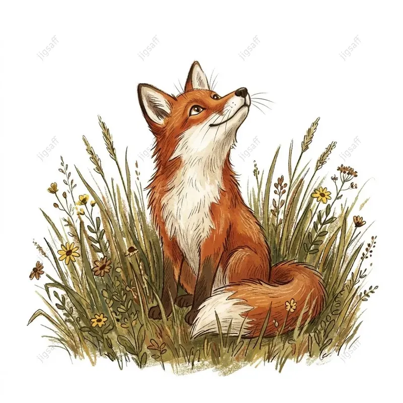 Whimsical Textured Animal Illustrations