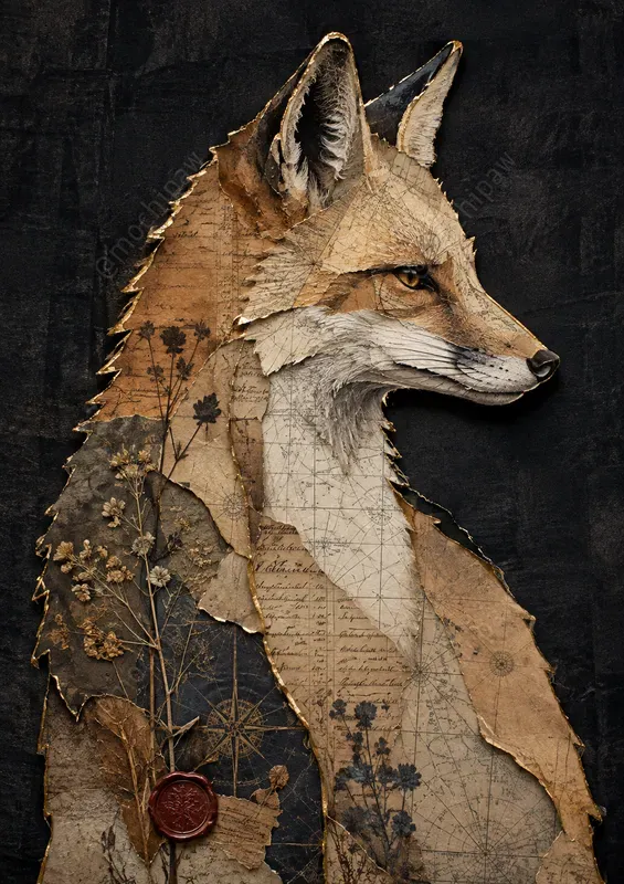 Gilded Collage Portrait Generator