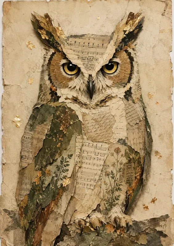Gilded Collage Portrait Generator