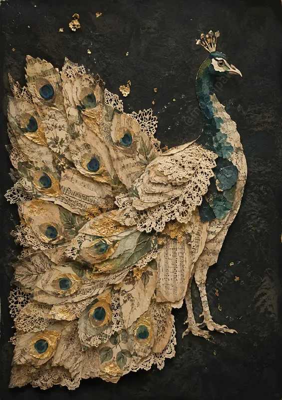 Gilded Collage Portrait Generator