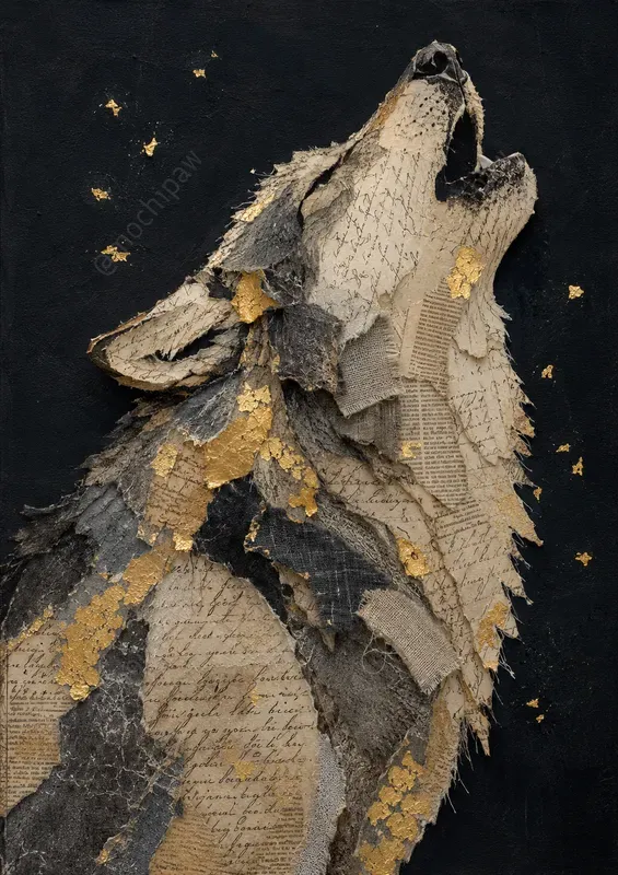 Gilded Collage Portrait Generator