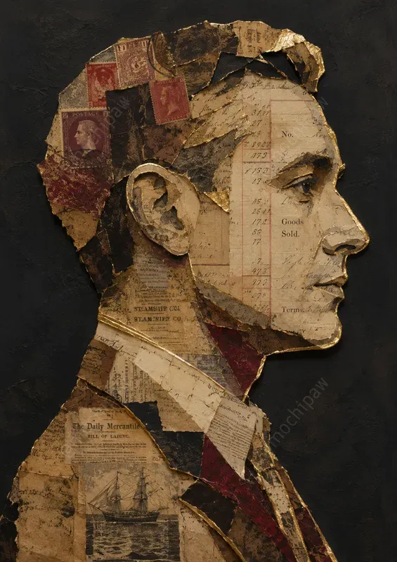 Gilded Collage Portrait Generator