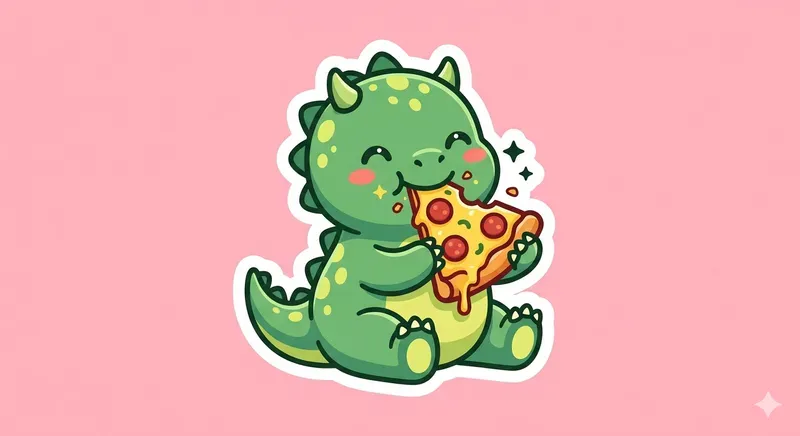 Cute Kawaii Vector Sticker Designs