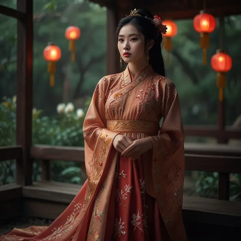 Ethereal Chinese Hanfu Characters