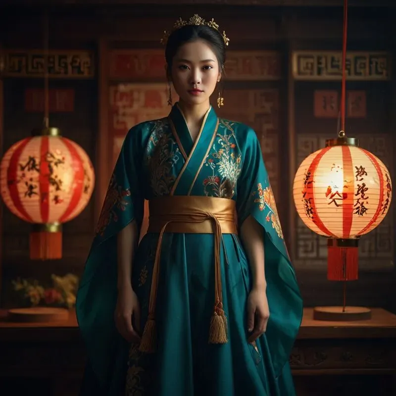 Ethereal Chinese Hanfu Characters