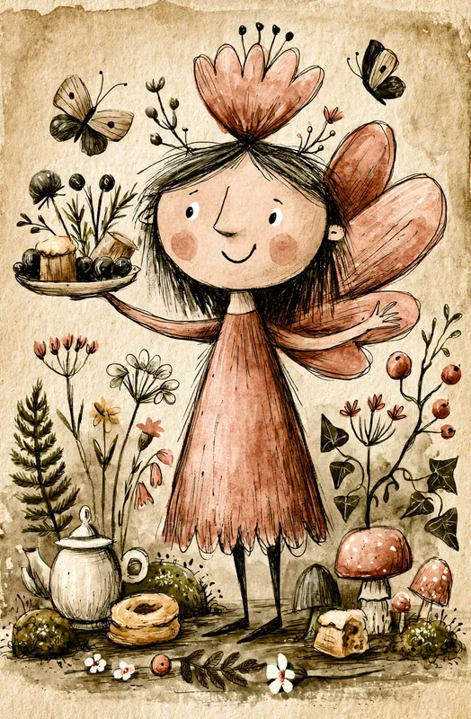 Watercolor Whimsical Woodland Teaparties
