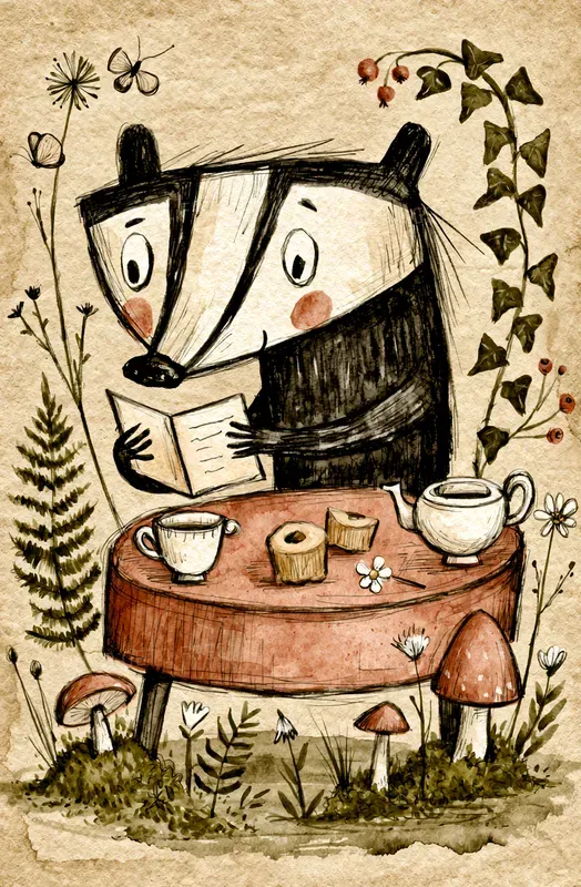 Watercolor Whimsical Woodland Teaparties