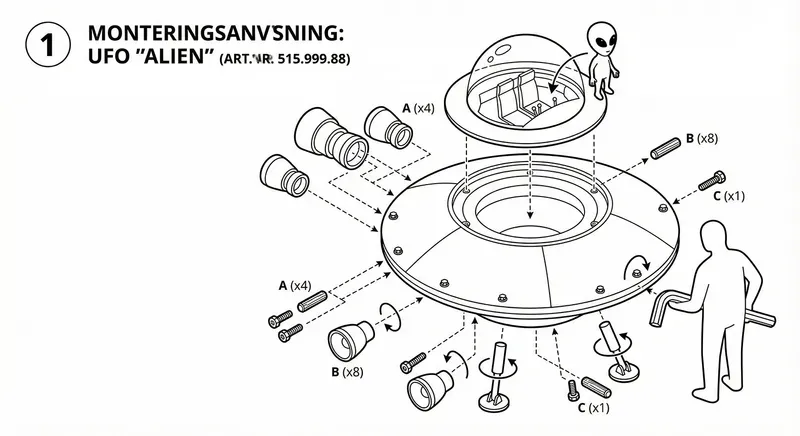 Manual Ikea Style Instruction Art