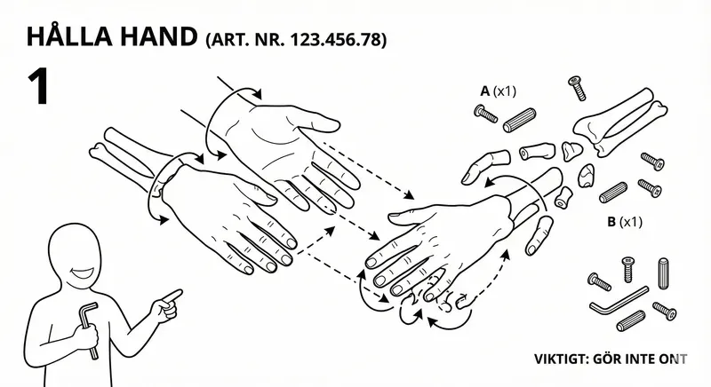 Manual Ikea Style Instruction Art