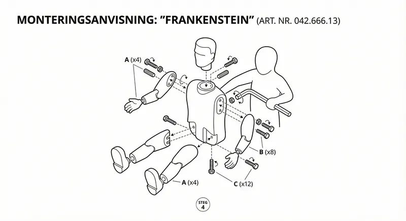 Manual Ikea Style Instruction Art