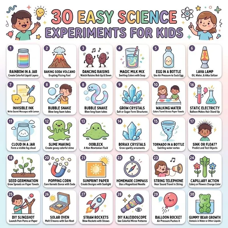 30 Kids Infographic Posters