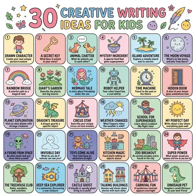 30 Kids Infographic Posters