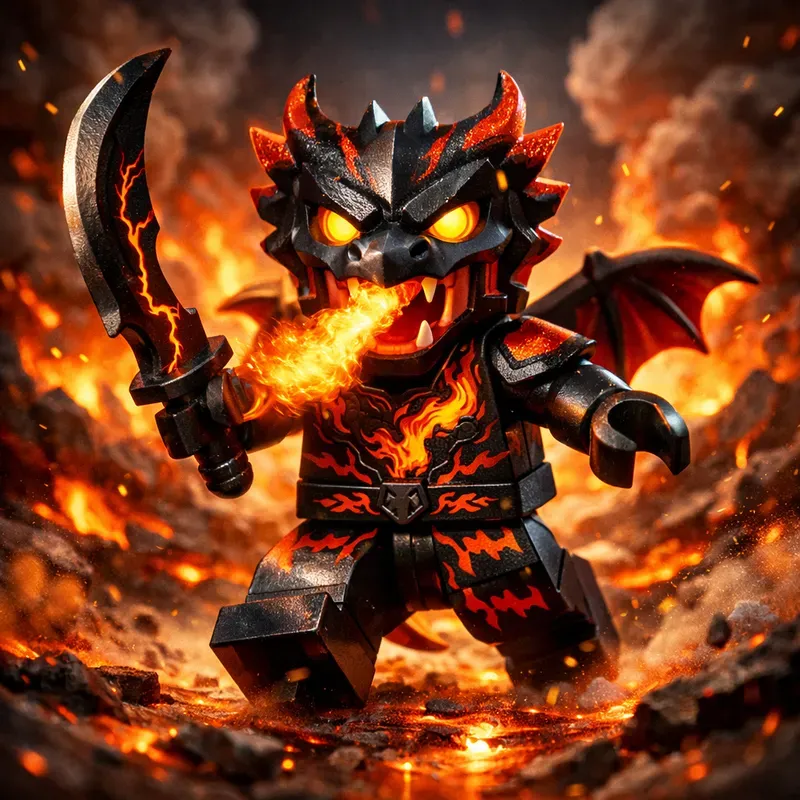 Cinematic Toy Battle Action Renders