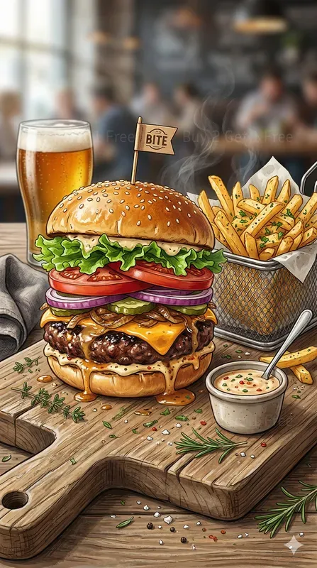 Vibrant Food Illustrations Pros