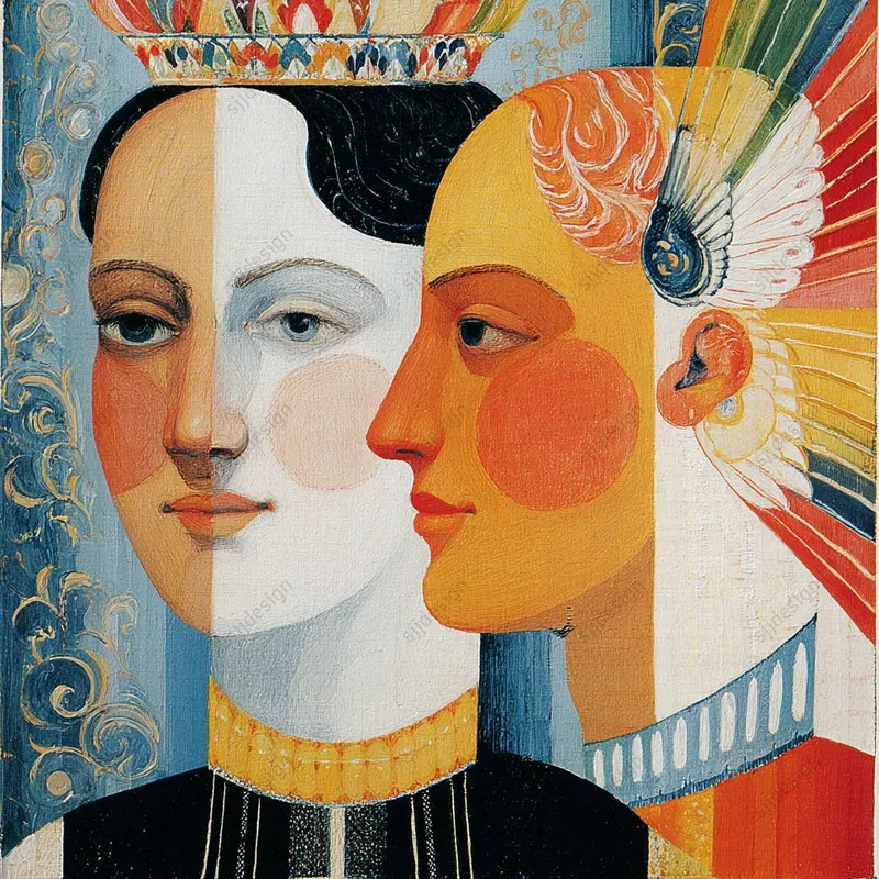 Folk Art Royal Fantasy Style