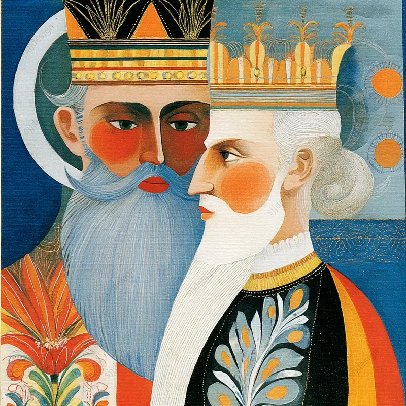 Folk Art Royal Fantasy Style