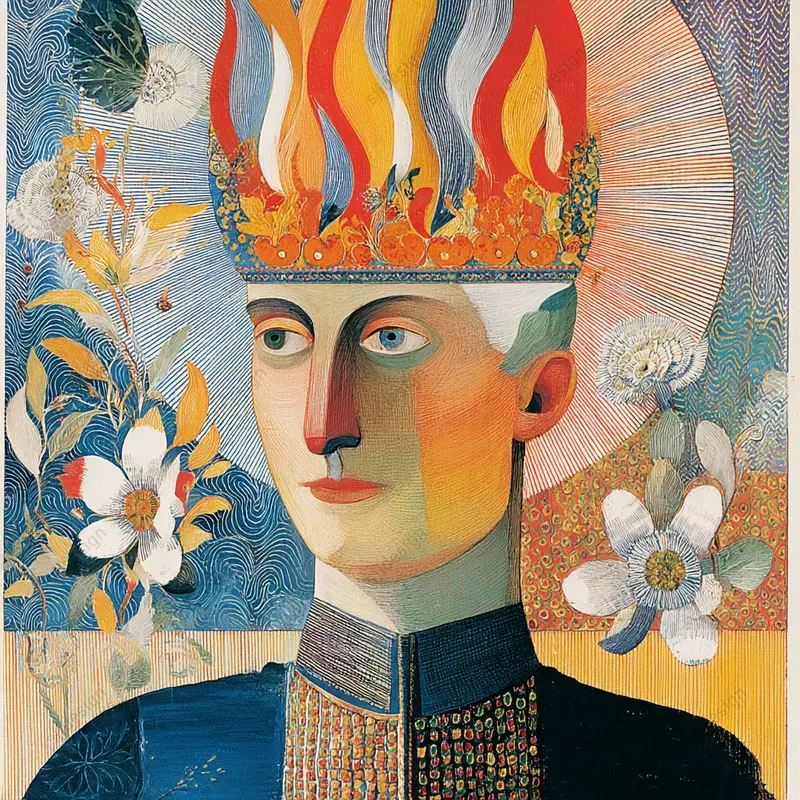 Folk Art Royal Fantasy Style