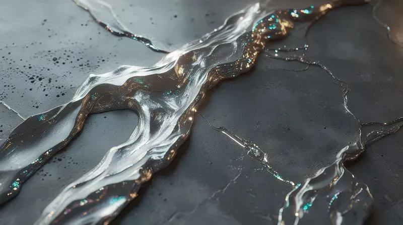 Ethereal Liquid Gold Marble Textures