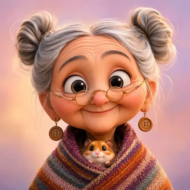 Stylized 3D Cartoon Character Portraits