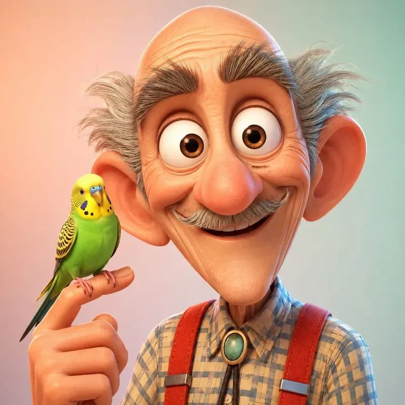 Stylized 3D Cartoon Character Portraits
