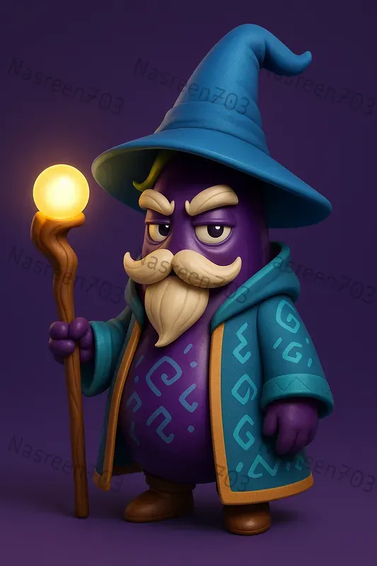 3D Cartoon Vegetable Warrior Templates