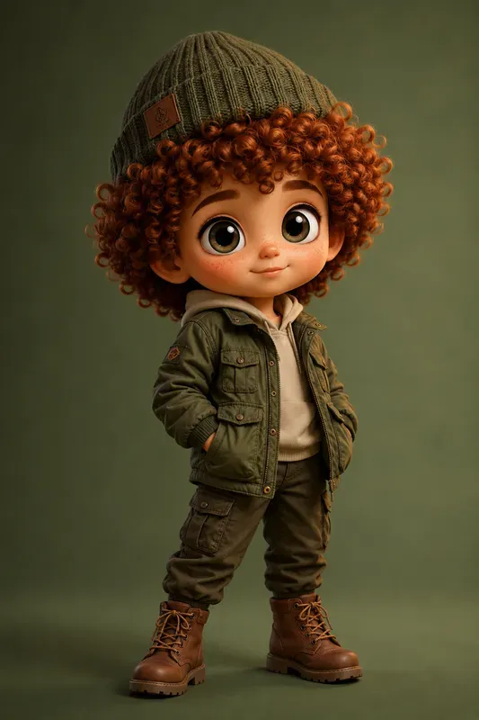 3D Chibi Streetwear Kid Characters