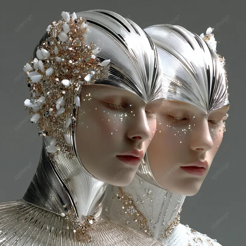 Divine Crystal Surrealism Art