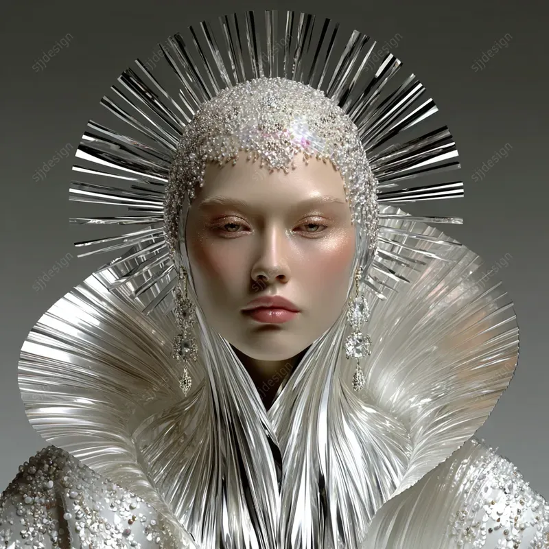Divine Crystal Surrealism Art