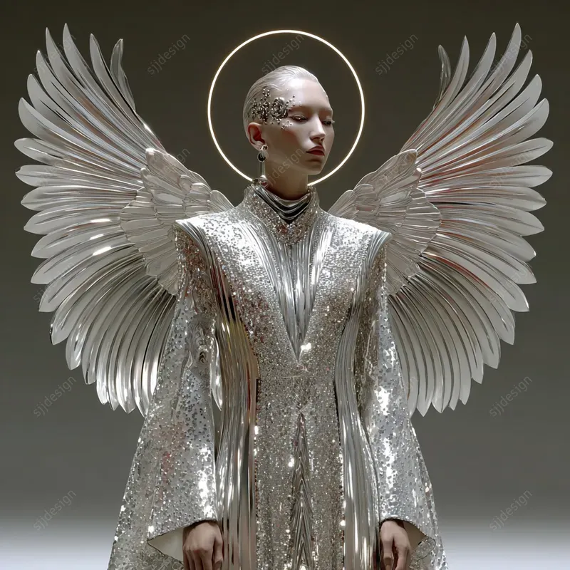 Divine Crystal Surrealism Art
