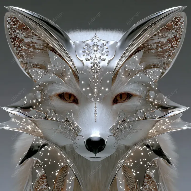 Divine Crystal Surrealism Art