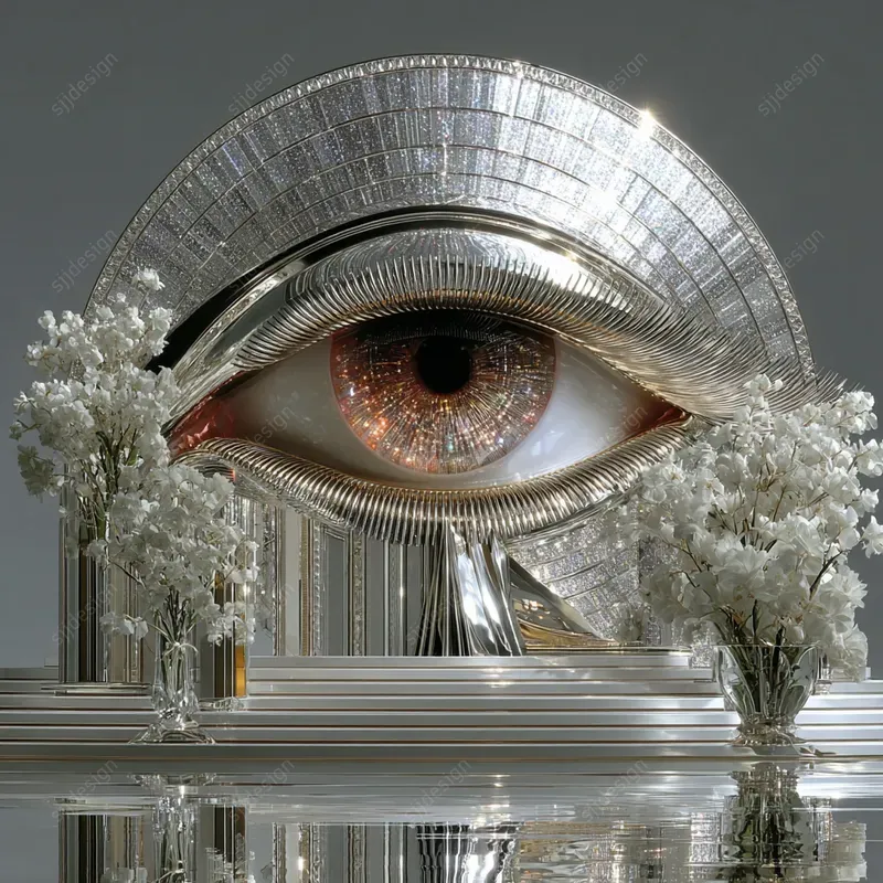 Divine Crystal Surrealism Art