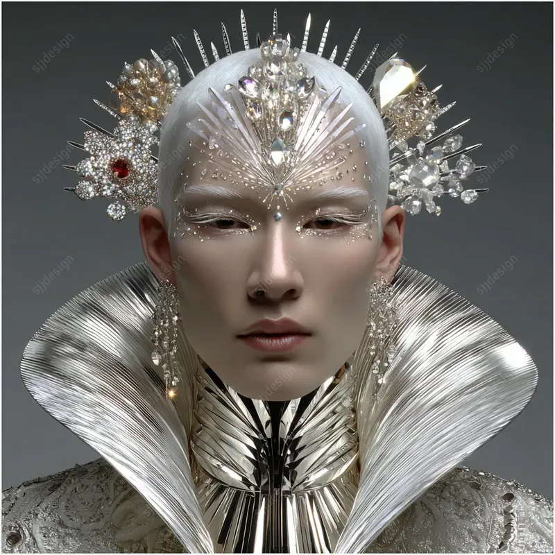 Divine Crystal Surrealism Art