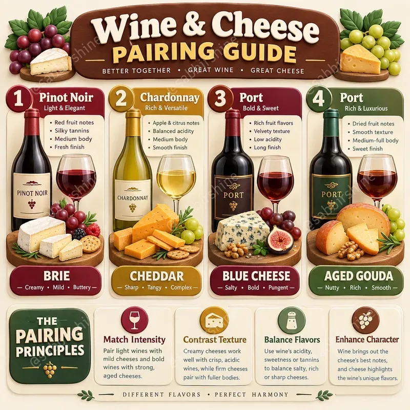 3D Wine Pairing Infographics