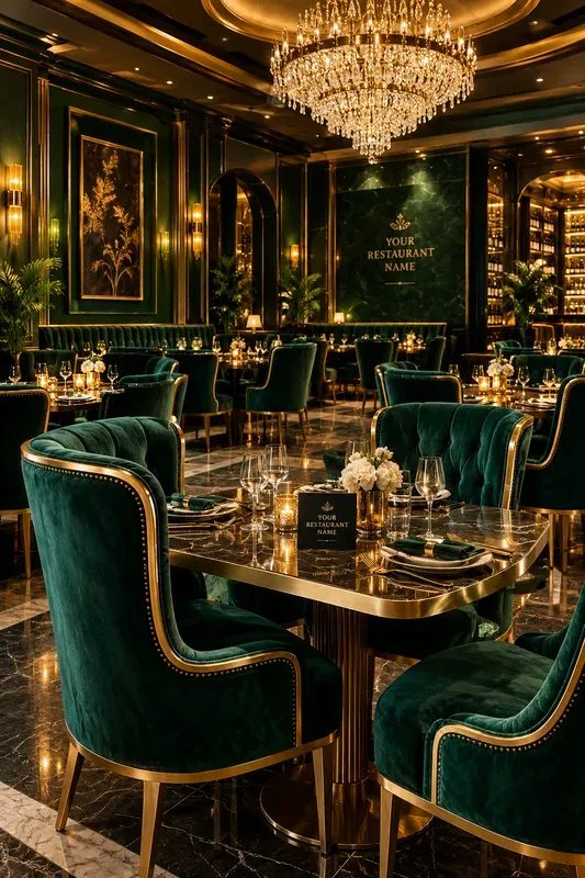 Luxury Restaurant Interior Generator