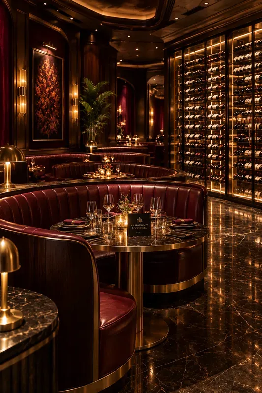 Luxury Restaurant Interior Generator