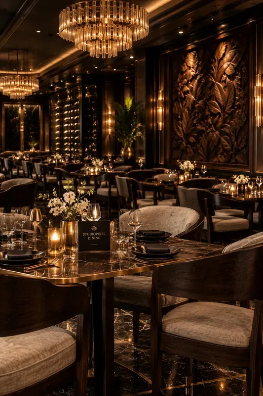 Luxury Restaurant Interior Generator