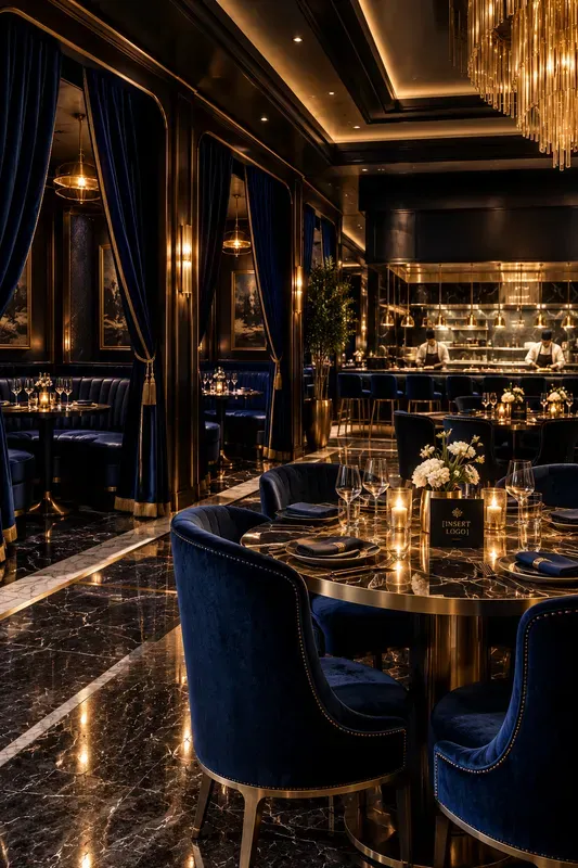Luxury Restaurant Interior Generator