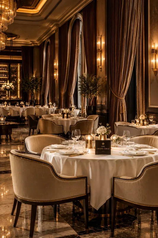 Luxury Restaurant Interior Generator