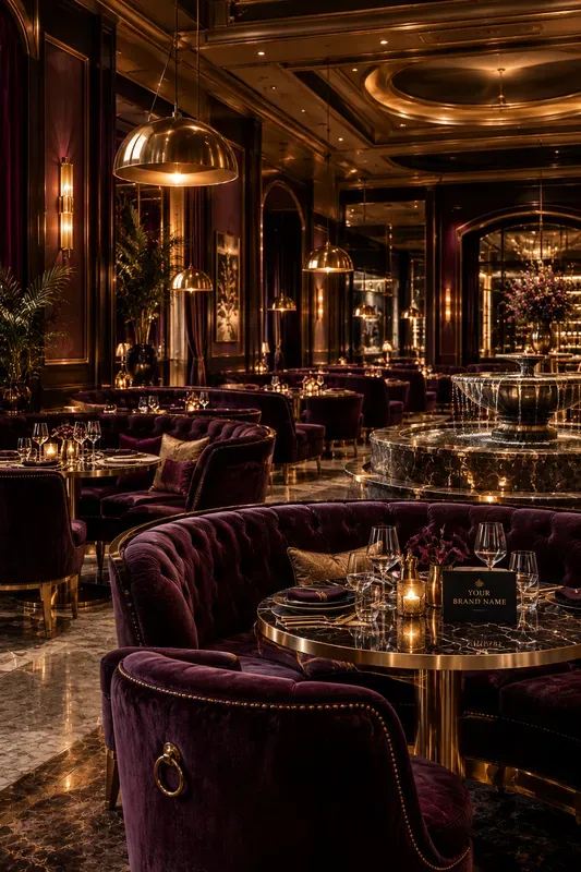 Luxury Restaurant Interior Generator