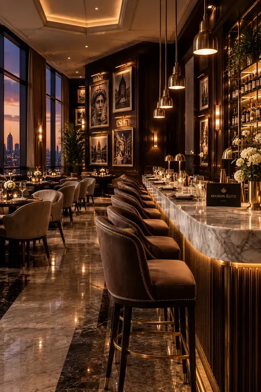 Luxury Restaurant Interior Generator