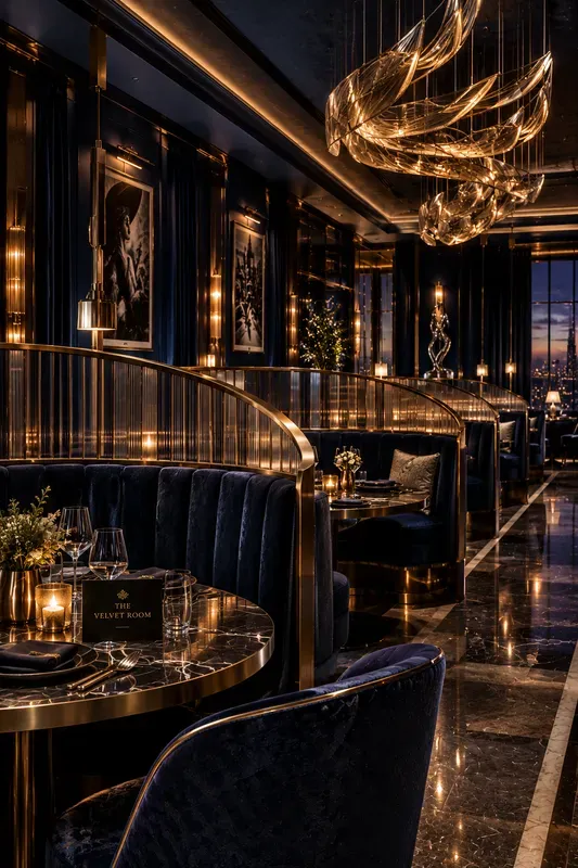 Luxury Restaurant Interior Generator