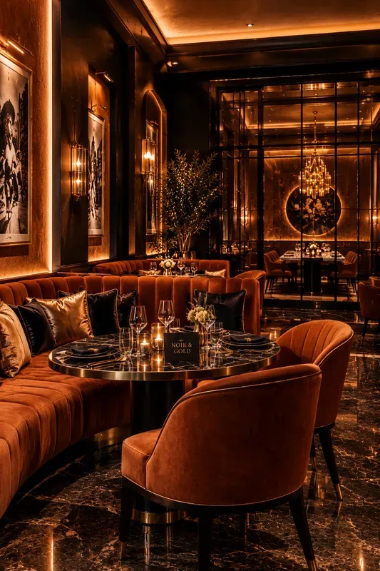 Luxury Restaurant Interior Generator